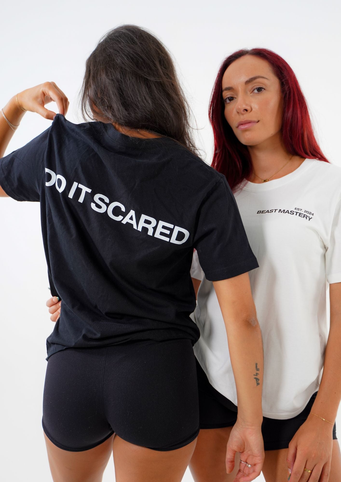 Do It Scared Black Uni-Sex T-shirt