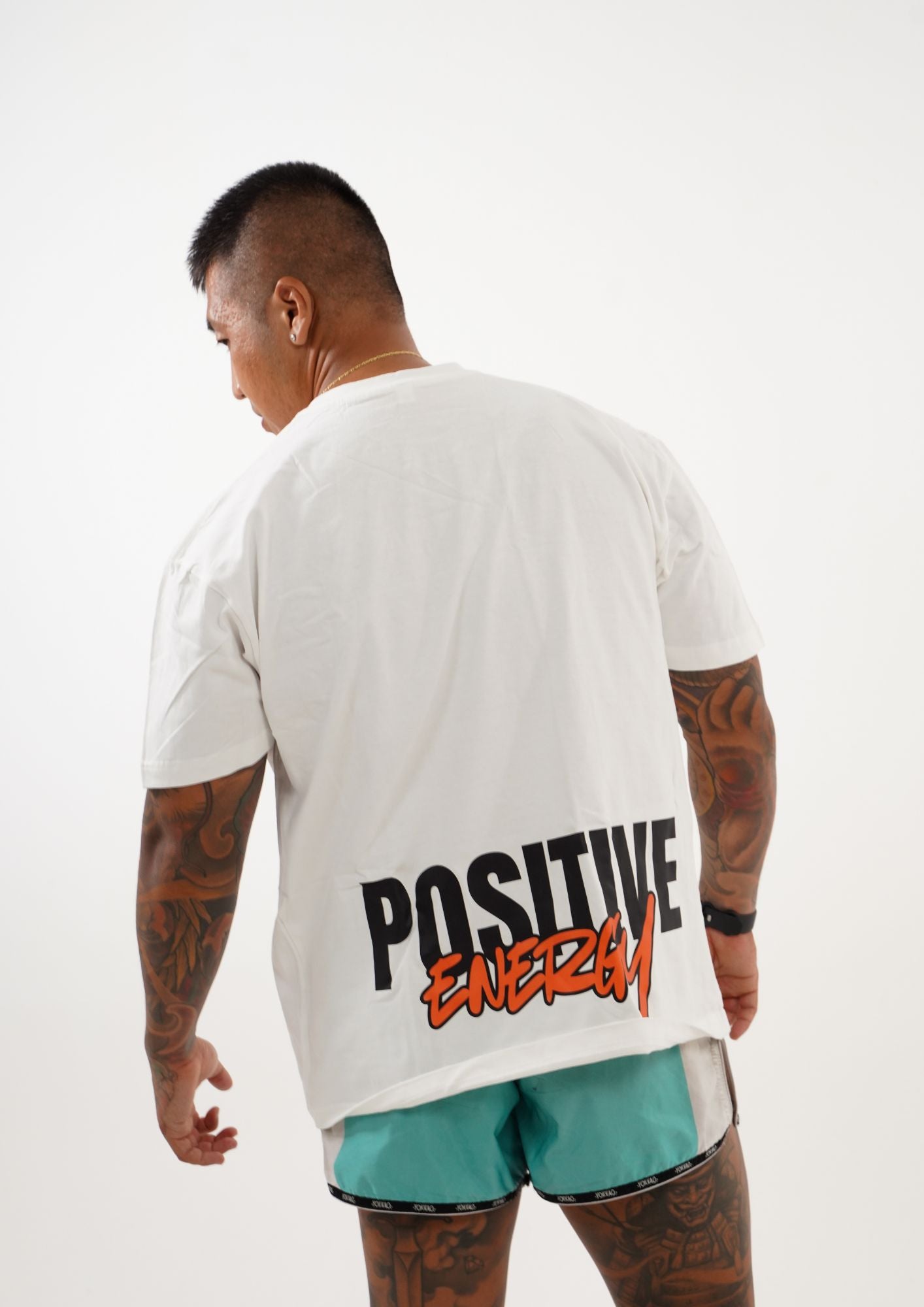 Limited Edition Beast Mastery Positive Energy White Uni-Sex T-shirt