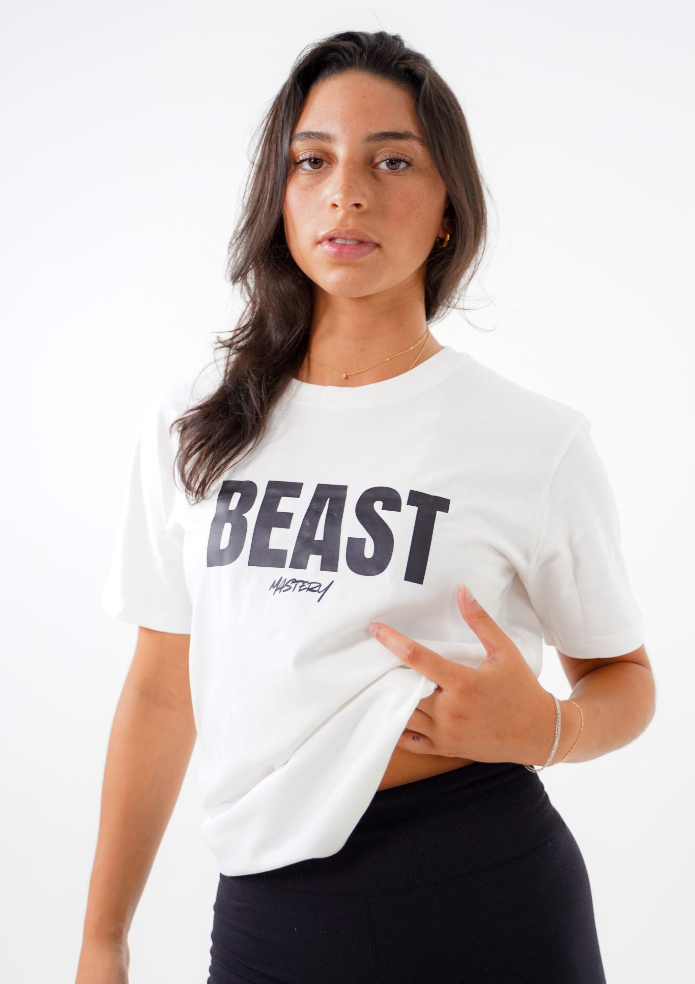 Limited Edition Beast Mastery Positive Energy White Uni-Sex T-shirt