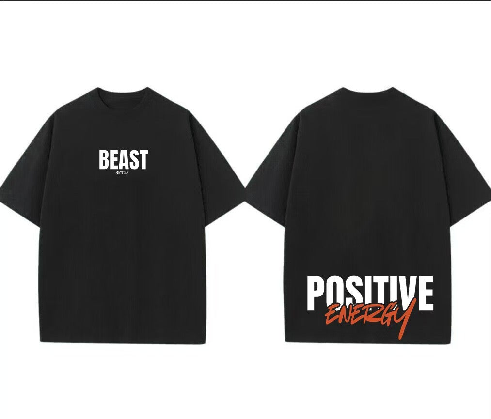 Limited Edition Beast Mastery Positive Energy Black Uni-Sex T-Shirt